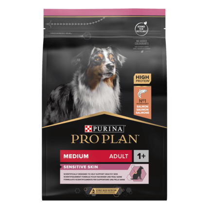 PURINA® PRO PLAN® Medium Adult Dog Sensitive Skin Rich in Salmon