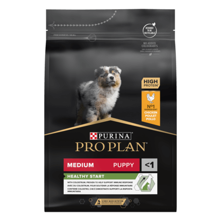 PURINA® PRO PLAN® Medium Puppy rohke kanaga