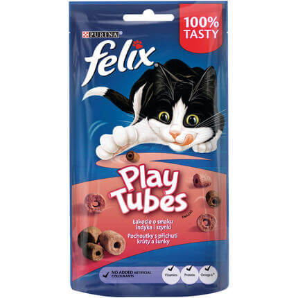FELIX® PLAY TUBES kassimaius kalkuni ja singiga