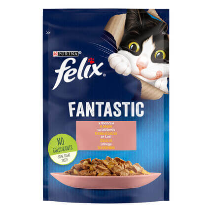 FELIX® FANTASTIC lõhega tarrendis, kiisueine