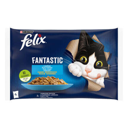 FELIX® FANTASTIC Kalavalik tarrendis (lõhe, lest), kiisueine