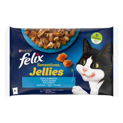 FELIX® SENSATIONS Kalavalik tarrendis (lõhe, saida), kiisueine