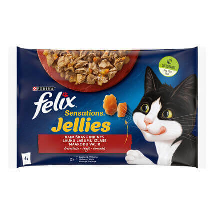 FELIX® SENSATIONS Maakodu valik tarrendis (veis, kana), kiisueine