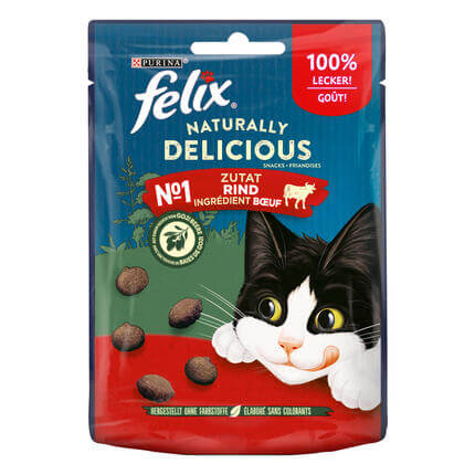 FELIX® NATURALLY DELICIOUS kassimaius veiseliha ja goji marjadega