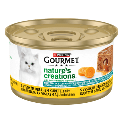 GOURMET® Nature's Creations kastmest südamikuga pasteet