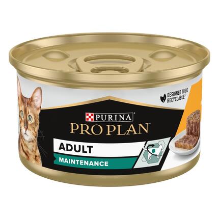 PURINA PRO PLAN MAINTENANCE pasteet täiskasvanud kassidele, kohke kanaga