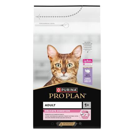 PURINA ® PRO PLAN ® Adult 1+ DELICATE DIGESTION Rich in turkey