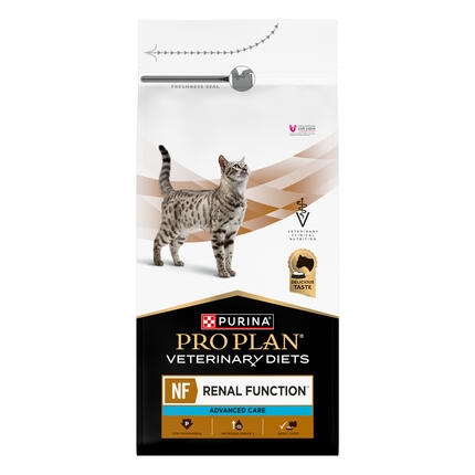 PURINA® PRO PLAN® VETERINARY DIETS NF Renal Function Advanced Care, kroonilise neerupuudulikkuse toitumislik tugi, kassi kuiv