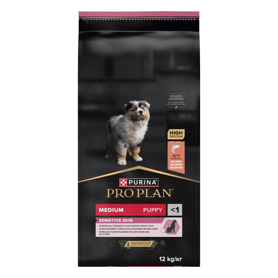 PRO PLAN MEDIUMPUPPYStveSkin Smn12kgN1XE