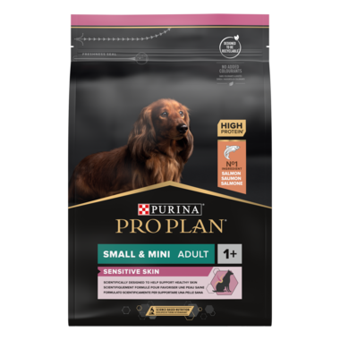 PURINA® PRO PLAN® Small & Mini Adult Dog Sensitive Skin rohke lõhega