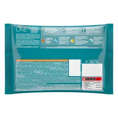 PURINA ONE® ADULT, minifileed kastmes kana ja roheliste ubadega, kiisueine