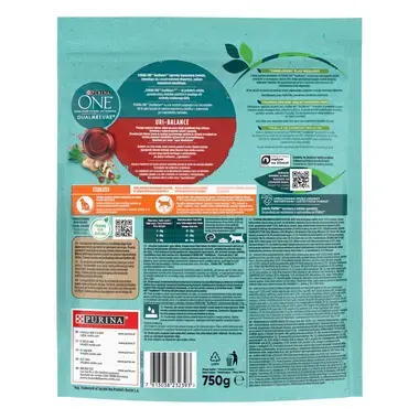 PURINA ONE® DualNature® Sterilcat, lõhe ja JÕHVIKATEGA, kuiv kassitoit