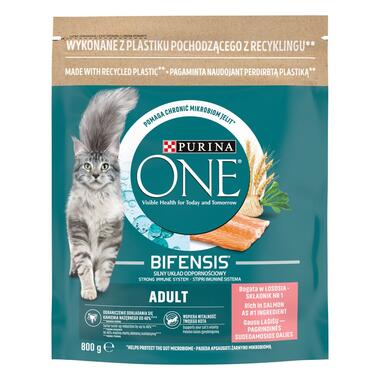 PURINA ONE® ADULT, rohke lõhega, kuiv kassitoit täiskasvanud kassidele