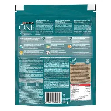 PURINA ONE® ADULT, rohke lõhega, kuiv kassitoit täiskasvanud kassidele