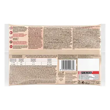 PURINA ONE ® MINI/SMALL < 10 kg Adult kana, porgandi ja roheliste ubadega ning veise, kartuli ja hernestega kastmes, koera mä