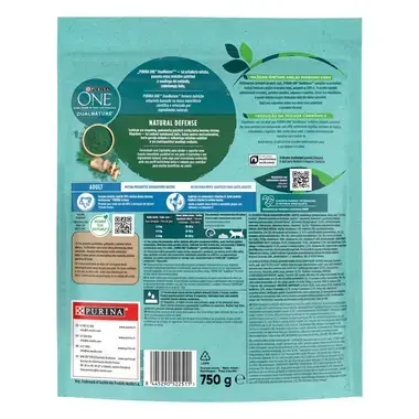 PURINA ONE® DualNature® Adult, kalkuni ja SPIRULINAGA, kuiv kassitoit