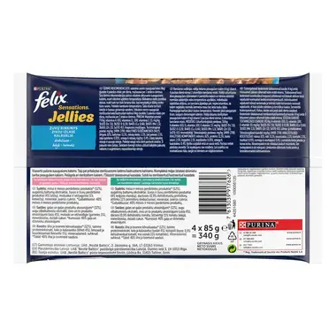 FELIX® SENSATIONS Kalavalik tarrendis (lõhe, saida), kiisueine