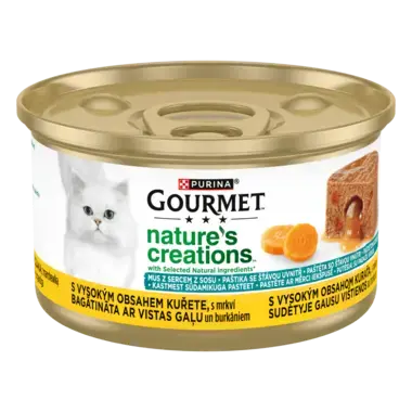 GOURMET® Nature's Creations kastmest südamikuga pasteet