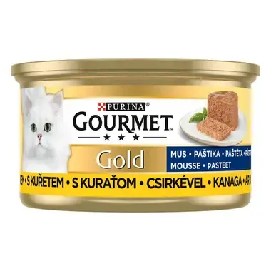 GOURMET® GOLD pasteet kassidele kanaga 85g