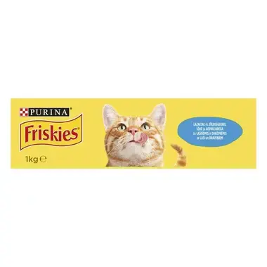 FRISKIES® kuiv kassitoit lõhe ja köögiviljadega 1kg