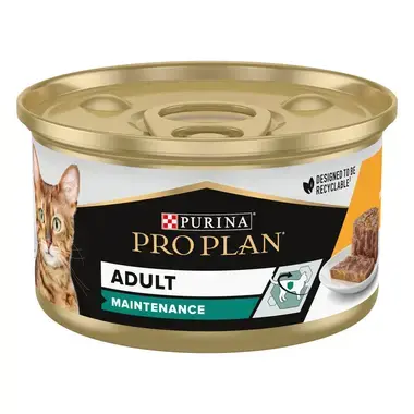 PURINA PRO PLAN MAINTENANCE pasteet täiskasvanud kassidele, kohke kanaga