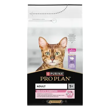 PURINA ® PRO PLAN ® Adult 1+ DELICATE DIGESTION Rich in turkey
