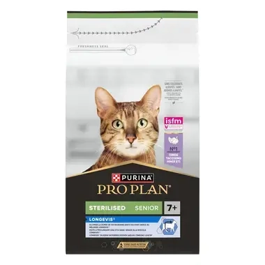 PURINA® PRO PLAN® Sterilised Senior 7+ LONGEVIS® Rich in Turkey