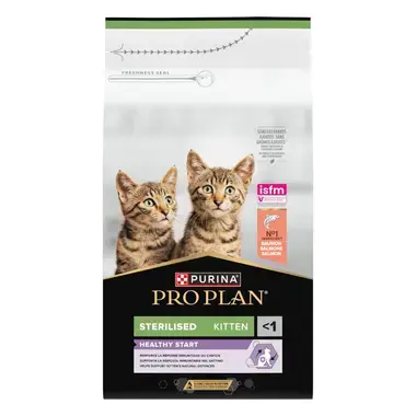 PURINA ® PRO PLAN ® Sterilised Kitten 3-12 kuud HEALTHY START rohke lõhega