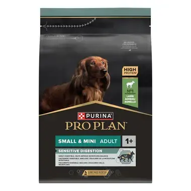 PURINA® Pro Plan® Small & Mini Adult Sensitive Digestion rohke lambaga