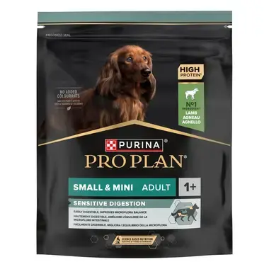 PURINA® Pro Plan® Small & Mini Adult Sensitive Digestion rohke lambaga