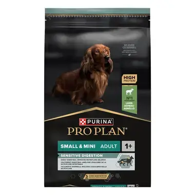 PURINA® Pro Plan® Small & Mini Adult Sensitive Digestion rohke lambaga