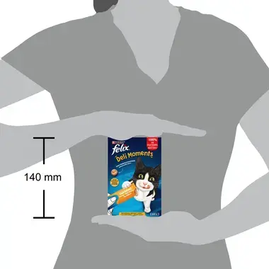 FELIX Deli Moments täiendsööt täiskasvanud kassidele kana 4x10g
