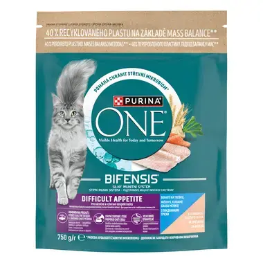 PURINA ONE® DIFFICULT APPETITE, rohke tursa ja forelliga, kuiv kassitoit